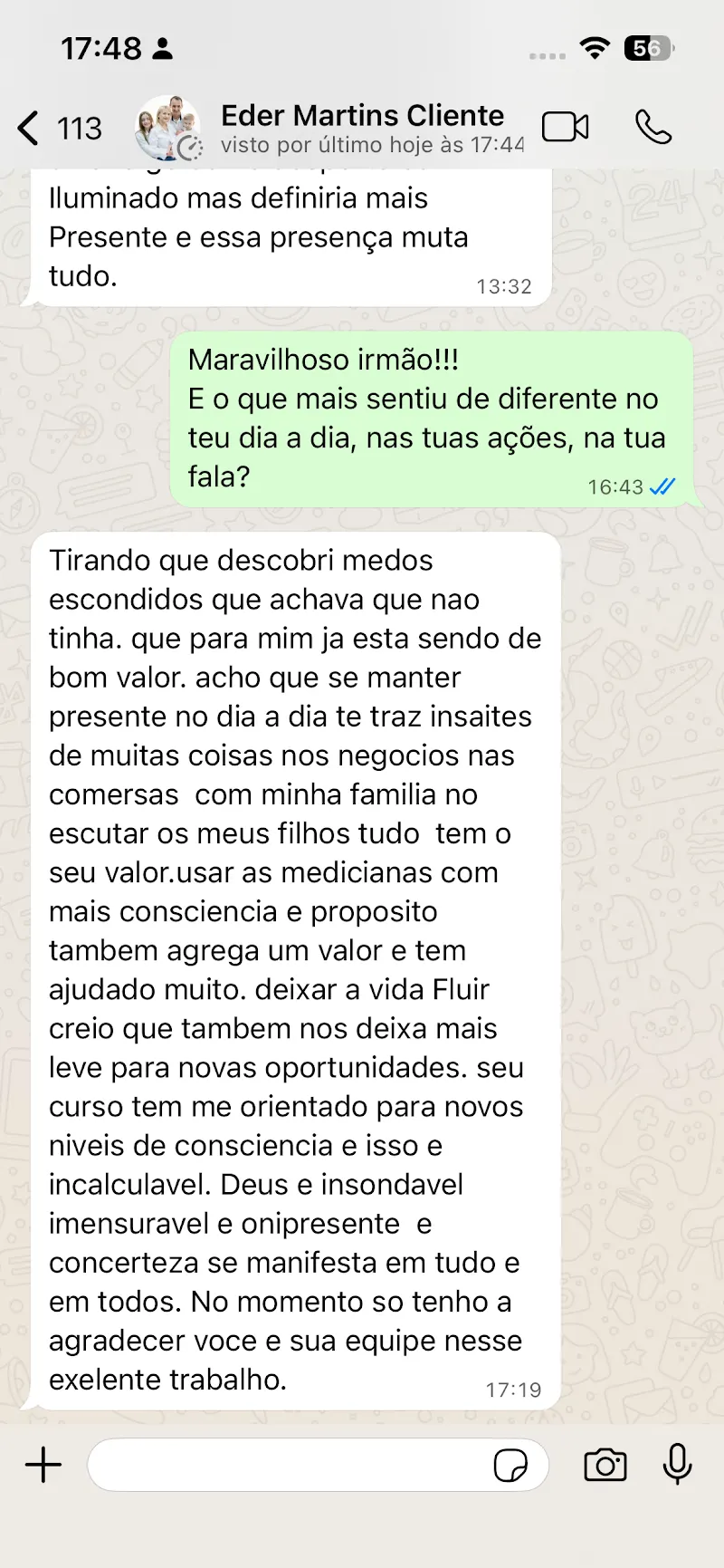 Depoimento sobre Geral
