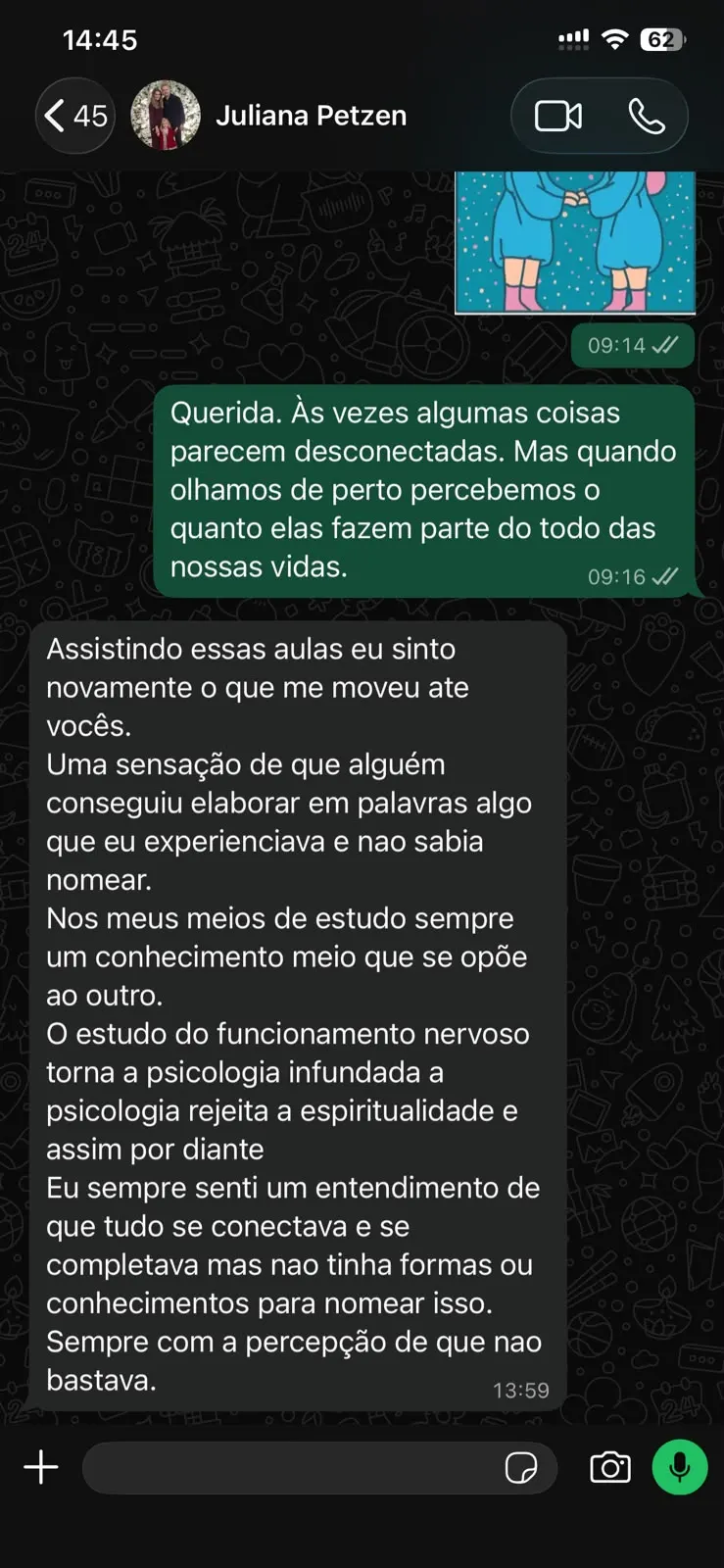 Depoimento sobre Cartografia da Consciência